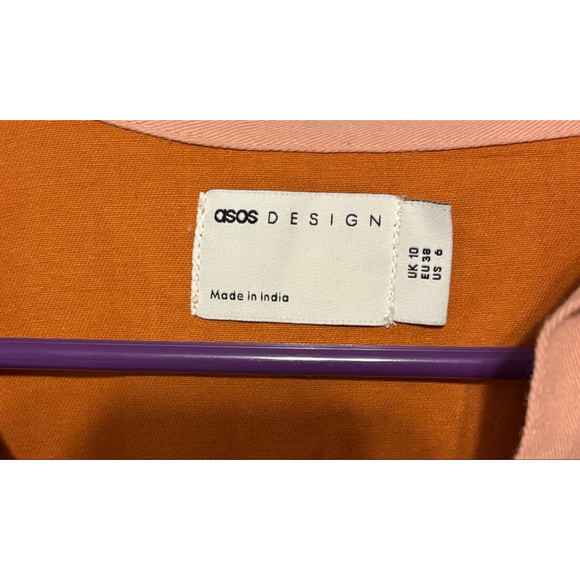 ASOS DESIGN ColorBlock Button Down Shacket - Picture 4 of 4